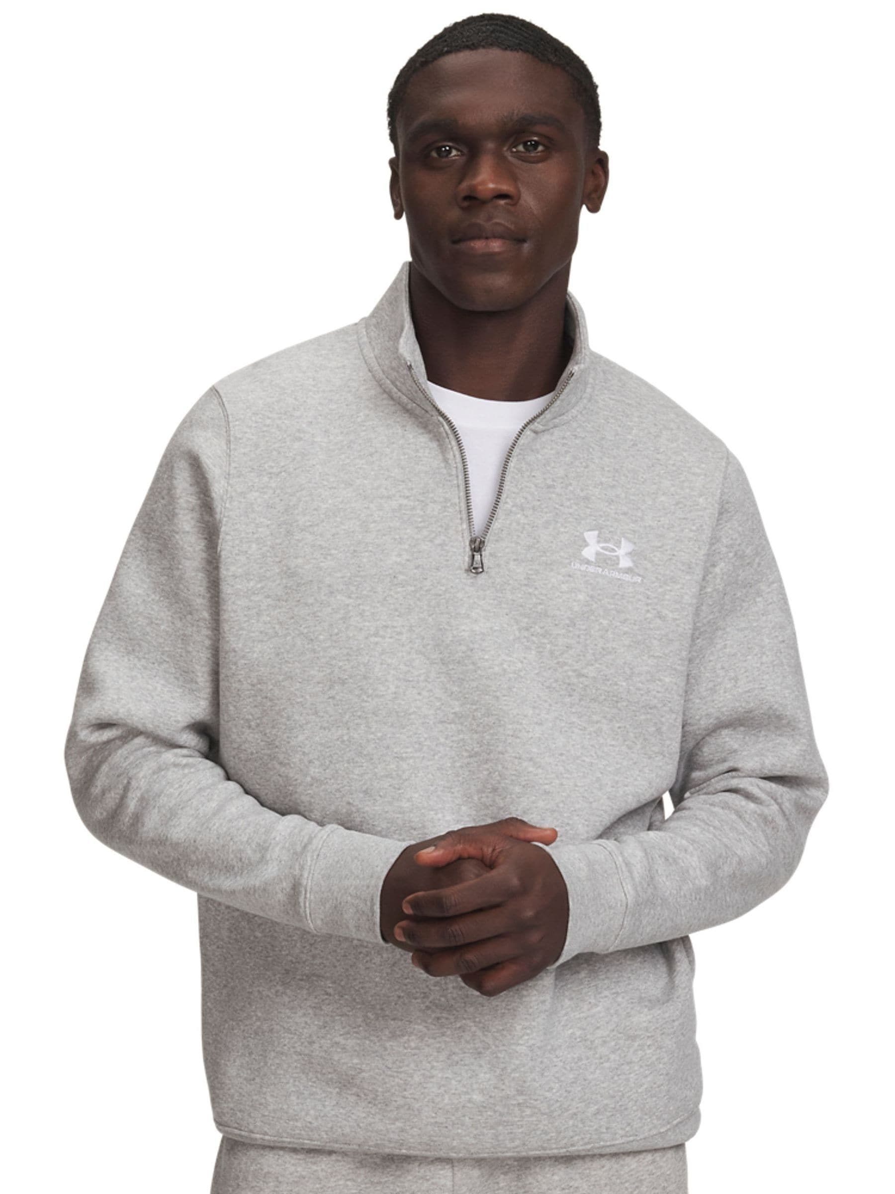 Buy Under Armour Grey Icon Fleece Quarter Zip Sweatshirt from Next USA