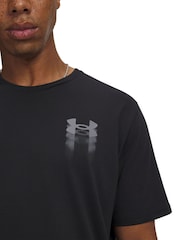 Under Armour Black Blur Logo Short Sleeve T-Shirt - Image 3 of 3