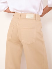 Lipsy Sand Ultra Wide Leg Jeans - Image 4 of 4