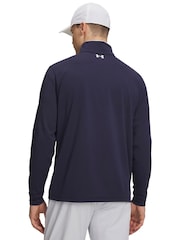 Under Armour Blue UA MatchPlay 1/4 Zip Sweat Top - Image 2 of 3