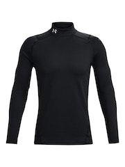 Under Armour Black Cold Gear Armour Fitted Mock T-Shirt - Image 7 of 8