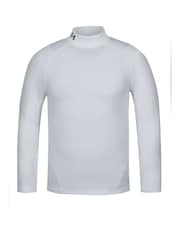 Under Armour White Cold Gear Armour Fitted Mock T-Shirt - Image 1 of 6