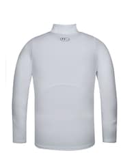 Under Armour White Cold Gear Armour Fitted Mock T-Shirt - Image 2 of 6