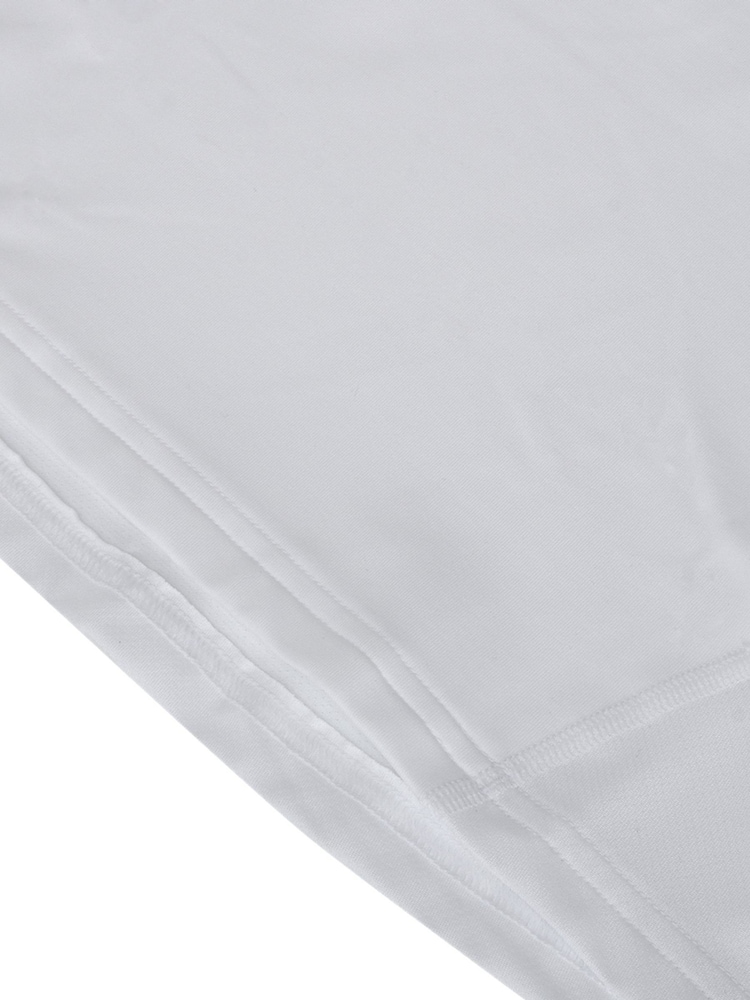 Under Armour White Cold Gear Armour Fitted Mock T-Shirt - Image 9 of 9