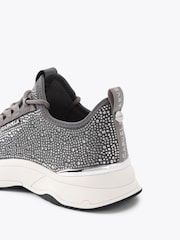 Carvela Grey Swift Jewel Runner Trainers - Image 4 of 5