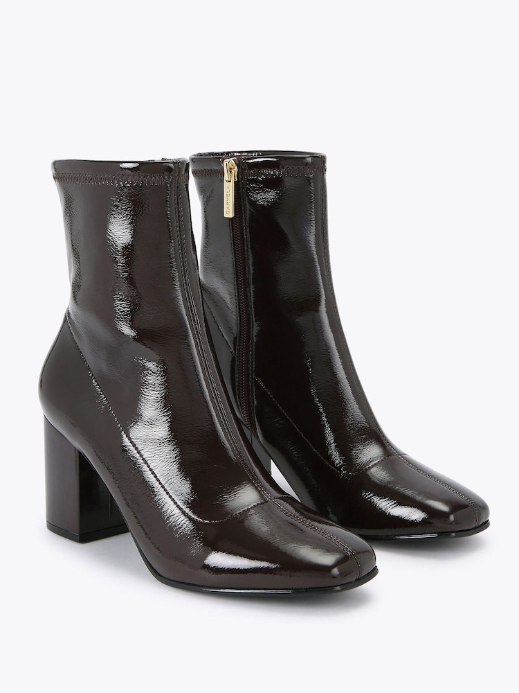 Carvela Strut Ankle Brown Boots - Image 2 of 4 Carvela Strut Ankle Brown Boots - Image 2 of 4