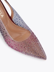 Carvela Red Positano Vinyl Sling Low Shoes - Image 5 of 5