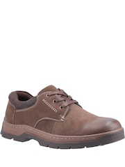 Cotswolds Thickwood Burnished Leather Casual Brown Shoes - Image 2 of 4