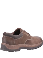 Cotswolds Thickwood Burnished Leather Casual Brown Shoes - Image 3 of 4