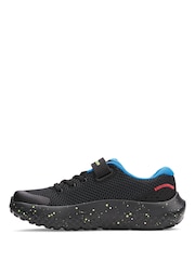 Under Armour Black/Yellow Surge 4 Trainers - Image 2 of 5