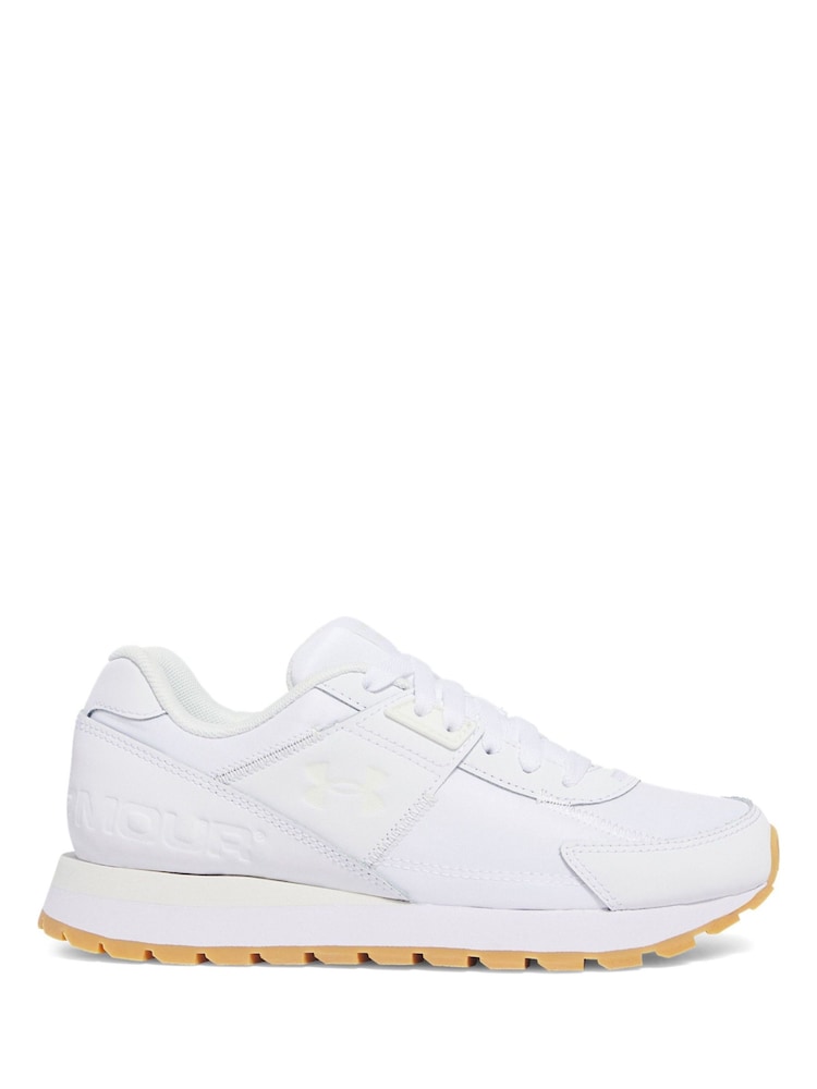Under Armour White Essential Runner Trainers - Image 1 of 5