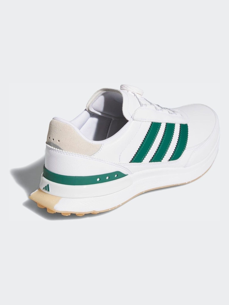 adidas Golf White/Green S2G 26 Boa Spikeless Shoes - Image 2 of 8