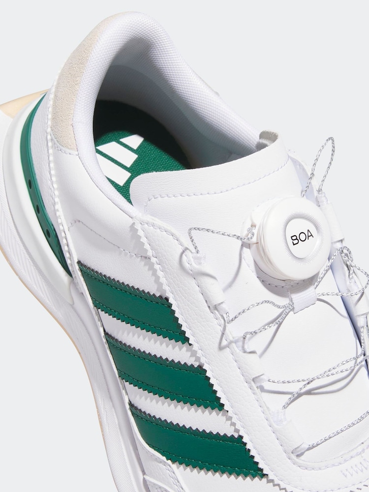 adidas Golf White/Green S2G 26 Boa Spikeless Shoes - Image 8 of 8