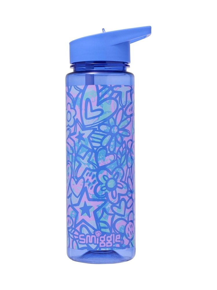 Smiggle Purple Surreal Spout Plastic Drink Bottle 650Ml - Image 1 of 2 Smiggle Purple Surreal Spout Plastic Drink Bottle 650Ml - Image 1 of 2