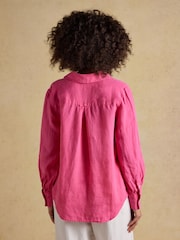 Rosa - Joules Anna langermet 100% linskjorte - Bilde 2 av 7