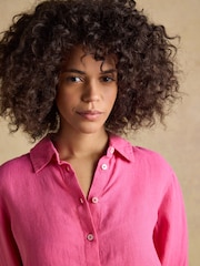 Rosa - Joules Anna langermet 100% linskjorte - Bilde 4 av 7