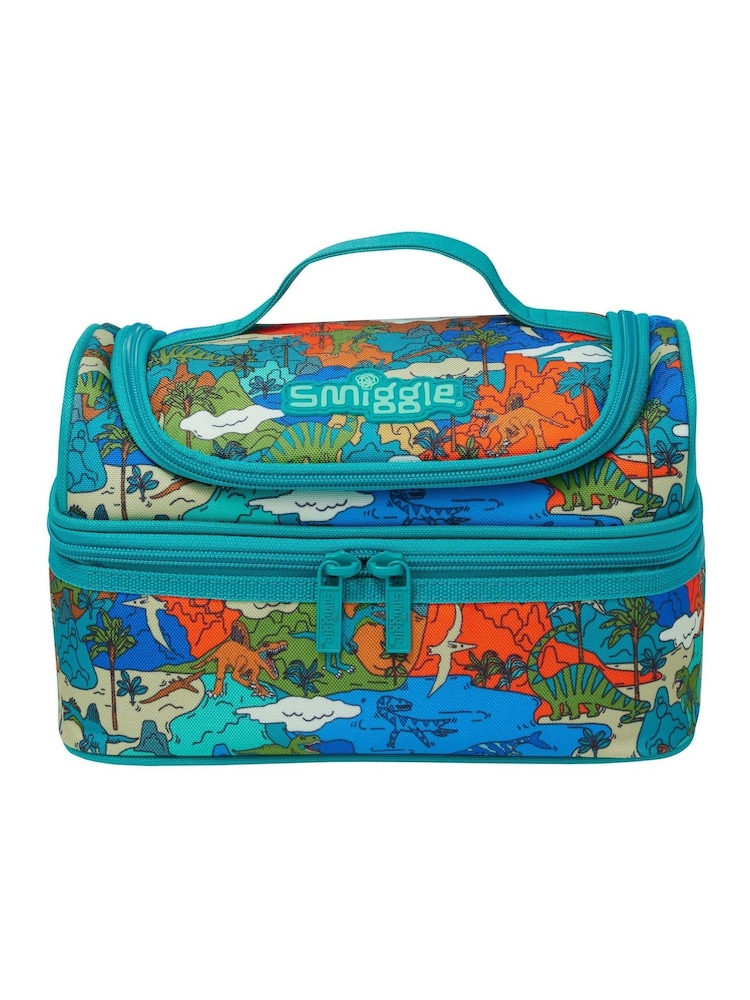 Smiggle Brown Double Surreal Decker Lunchbox - Image 1 of 2