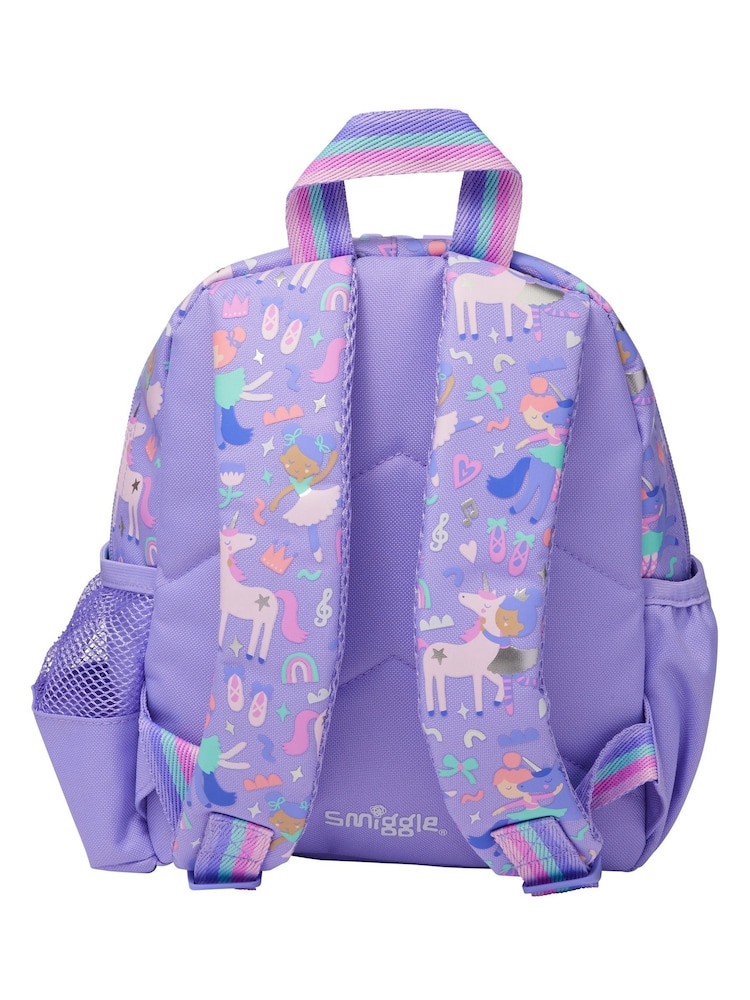 Smiggle Orange Teeny Tiny Ready Set Go Backpack With Detachable Plush Toy - Image 3 of 3