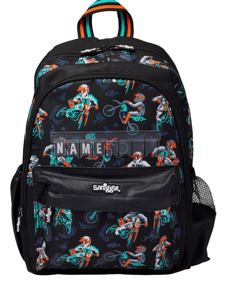 Smiggle Black Adventurous Junior Id Backpack - Image 1 of 2 Smiggle Black Adventurous Junior Id Backpack - Image 1 of 2