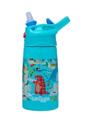Smiggle Green Adventurous Junior Stainless Steel Flip Drink Bottle 400Ml - Image 2 of 2