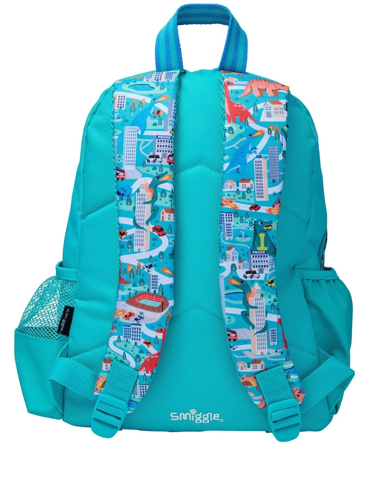 Smiggle Green Adventurous Junior Character Backpack - Image 1 of 4 Smiggle Green Adventurous Junior Character Backpack - Image 1 of 4