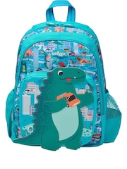 Smiggle Green Adventurous Junior Character Backpack - Image 3 of 4