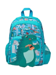Smiggle Green Adventurous Junior Character Backpack - Image 4 of 4
