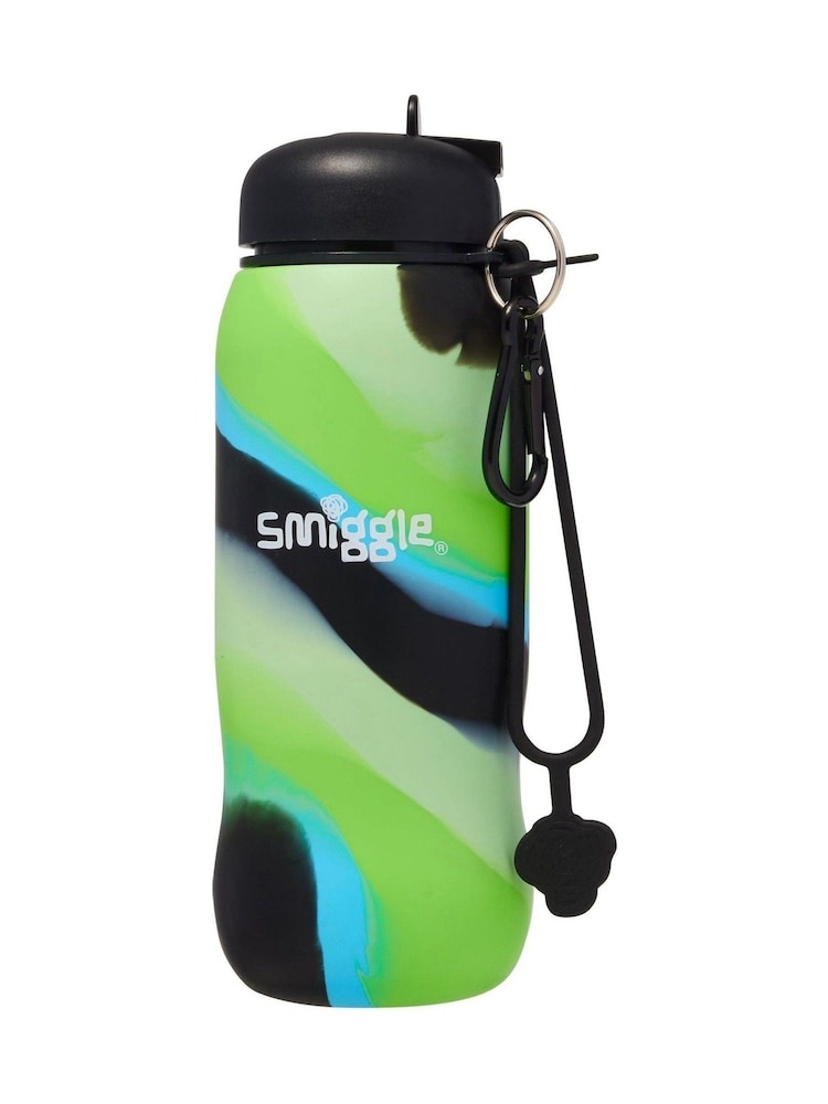 Smiggle Black Surreal Silicone Drink Bottle 630Ml - Image 1 of 1 Smiggle Black Surreal Silicone Drink Bottle 630Ml - Image 1 of 1