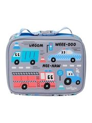 Smiggle Grey Teeny Tiny Ready Set Go Square Lunchbox - Image 1 of 2