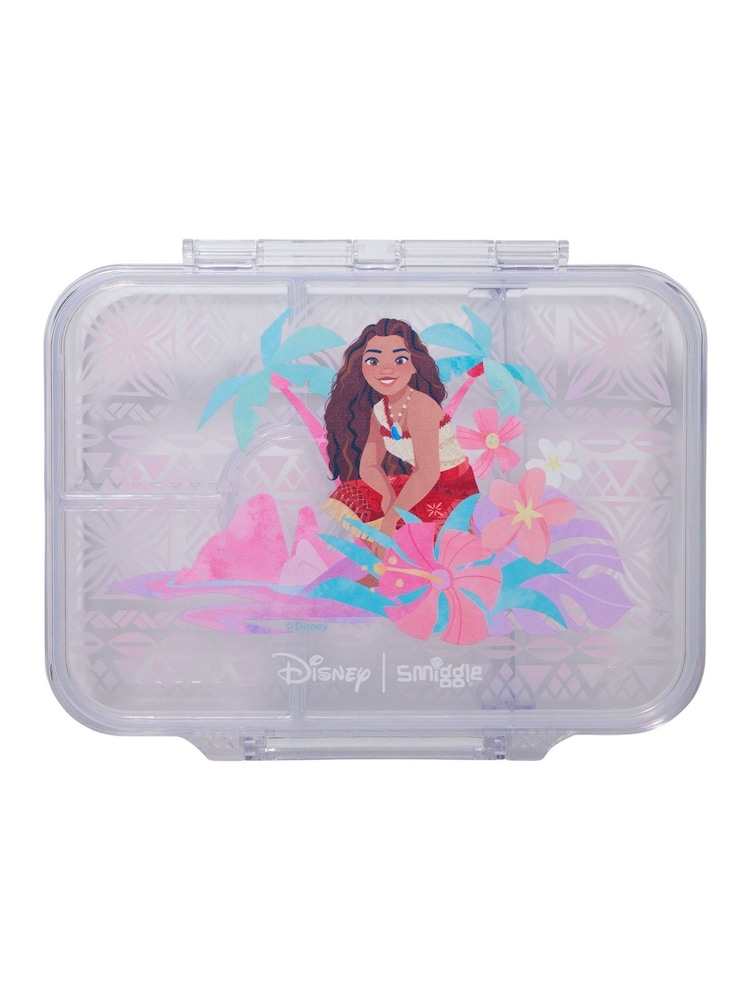 Smiggle Pink Medium Moana See Me Bento Lunchbox - Image 1 of 3