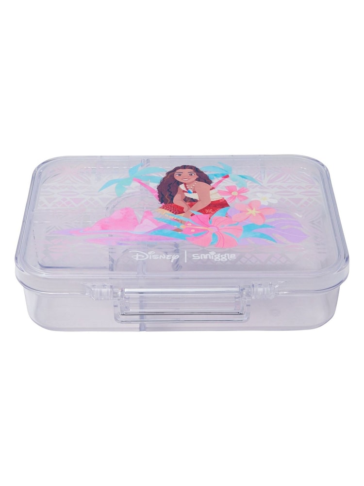 Smiggle Pink Medium Moana See Me Bento Lunchbox - Image 3 of 3