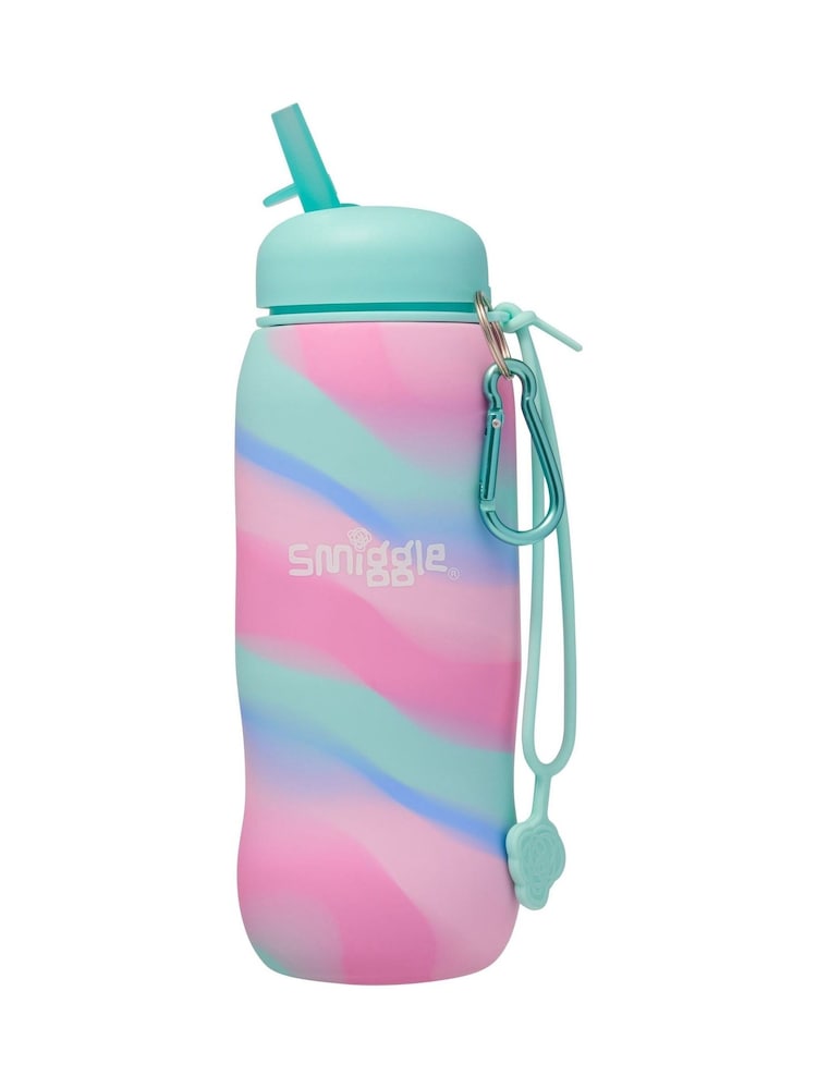 Smiggle Surreal Silicone Drink Bottle 630Ml - Bild 1 von 2