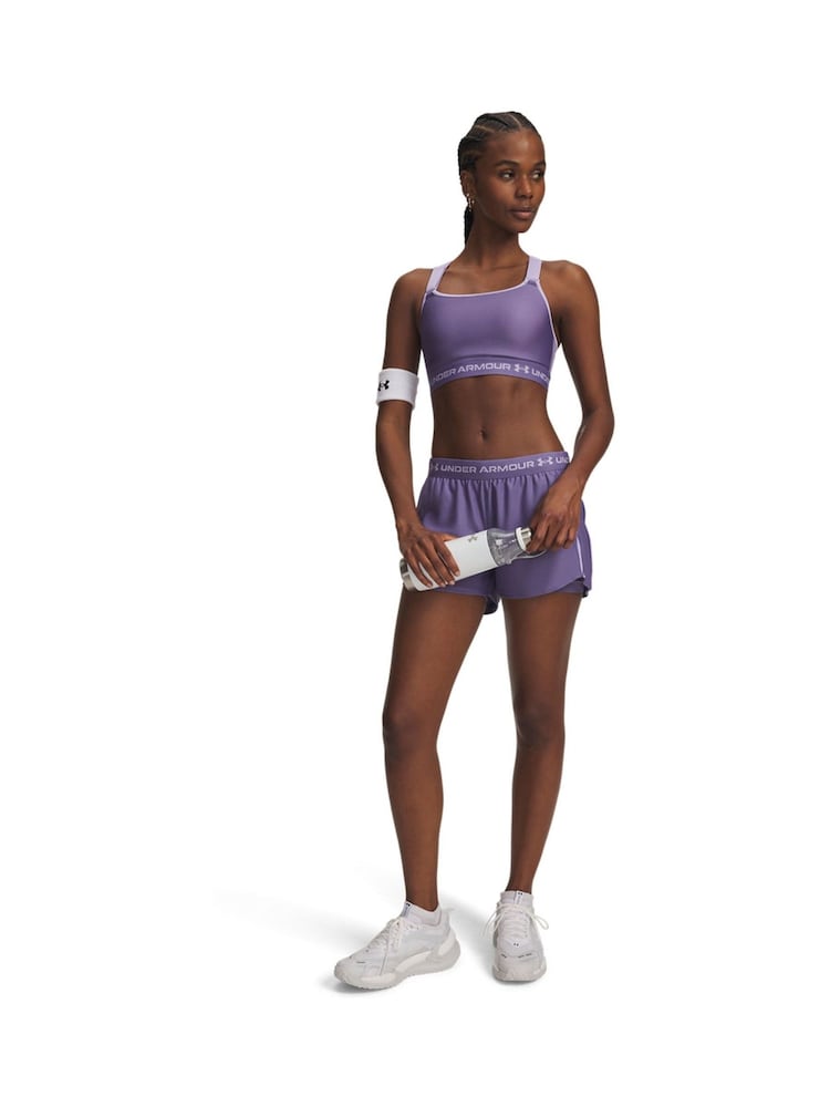 Under Armour Purple Tech Play Up 2-in-1 Shorts - Image 4 of 4