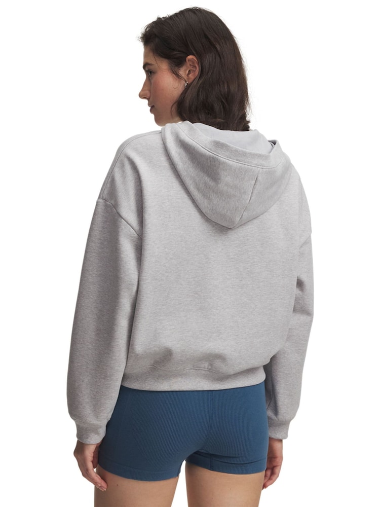 Under Armour Grey Icon 96 Half Zip Hoodie - Image 2 of 3 Under Armour Grey Icon 96 Half Zip Hoodie - Image 2 of 3