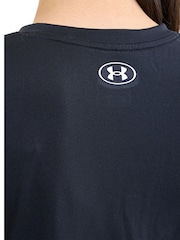 Under Armour Black Tech Crew Neck Solid T-Shirt - Image 5 of 12