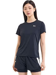 Under Armour Black Tech Crew Neck Solid T-Shirt - Image 6 of 12