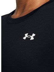 Under Armour Black Tech Crew Neck Solid T-Shirt - Image 7 of 12