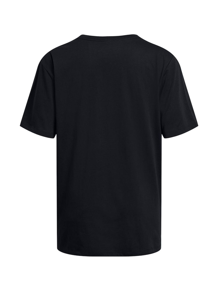Under Armour Black Campus Oversize T-Shirt - Image 4 of 4