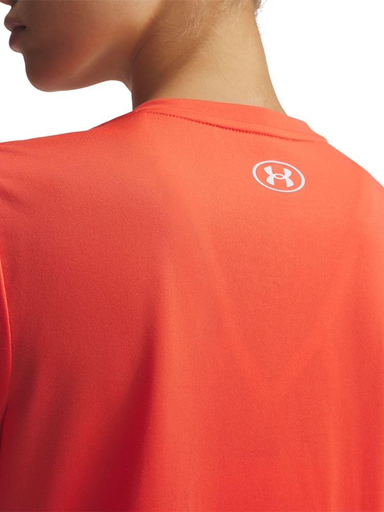 Under Armour Red Tech V Neck T-Shirt - Image 3 of 3