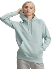 Under Armour Blue Rival Fleece Hoodie - Image 1 of 3