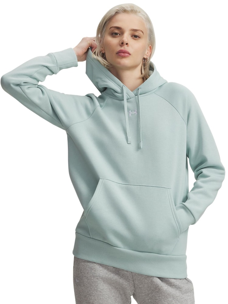 Under Armour Blue Rival Fleece Hoodie - Image 1 of 3
