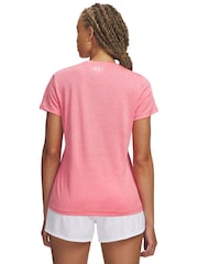 Under Armour Pink Tech Crew Neck Twist T-Shirt - Image 2 of 3