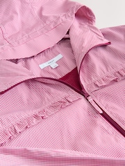 ורוד גינגהם - ז'קט עמיד בגשם - תמונה 9 מתוך 10