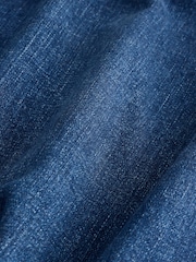 Mid Blue Baggy Fit Authentic Stretch Denim Jeans - Image 5 of 5