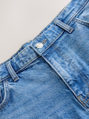 Blue Light Baggy Fit Vintage Wash Denim Jeans - Image 11 of 13