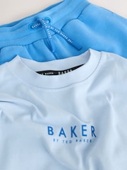 Baker by Ted Baker Orange Oversized T-Shirt And Shorts Set - Image 11 of 15