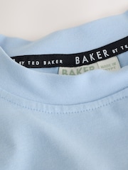 Baker by Ted Baker Orange Oversized T-Shirt And Shorts Set - Image 13 of 15