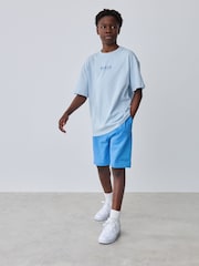 Baker by Ted Baker Orange Oversized T-Shirt And Shorts Set - Image 2 of 15