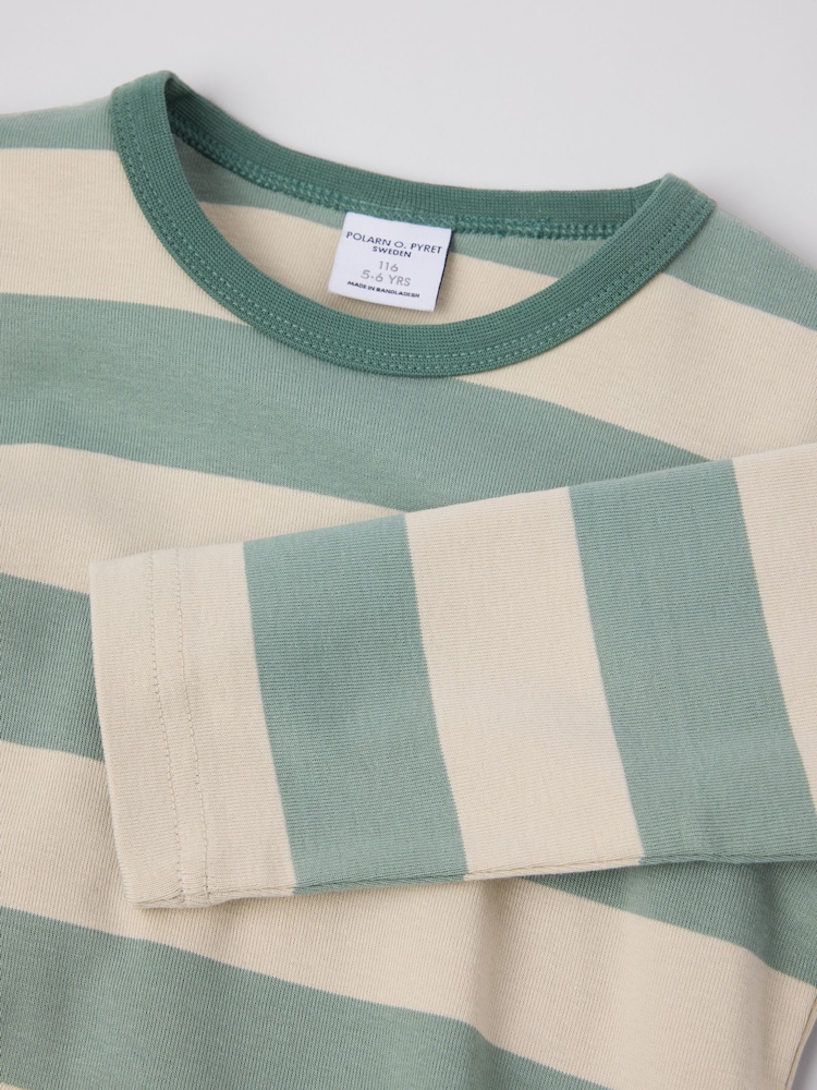 رداء علوي قطن خطوط من Polarn O. Pyret - صورة 2 من 4 رداء علوي قطن خطوط من Polarn O. Pyret - صورة 2 من 4