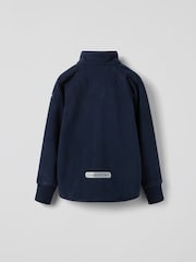 Polarn O. Pyret Light Blue Waterproof Fleece Jacket - Image 2 of 4